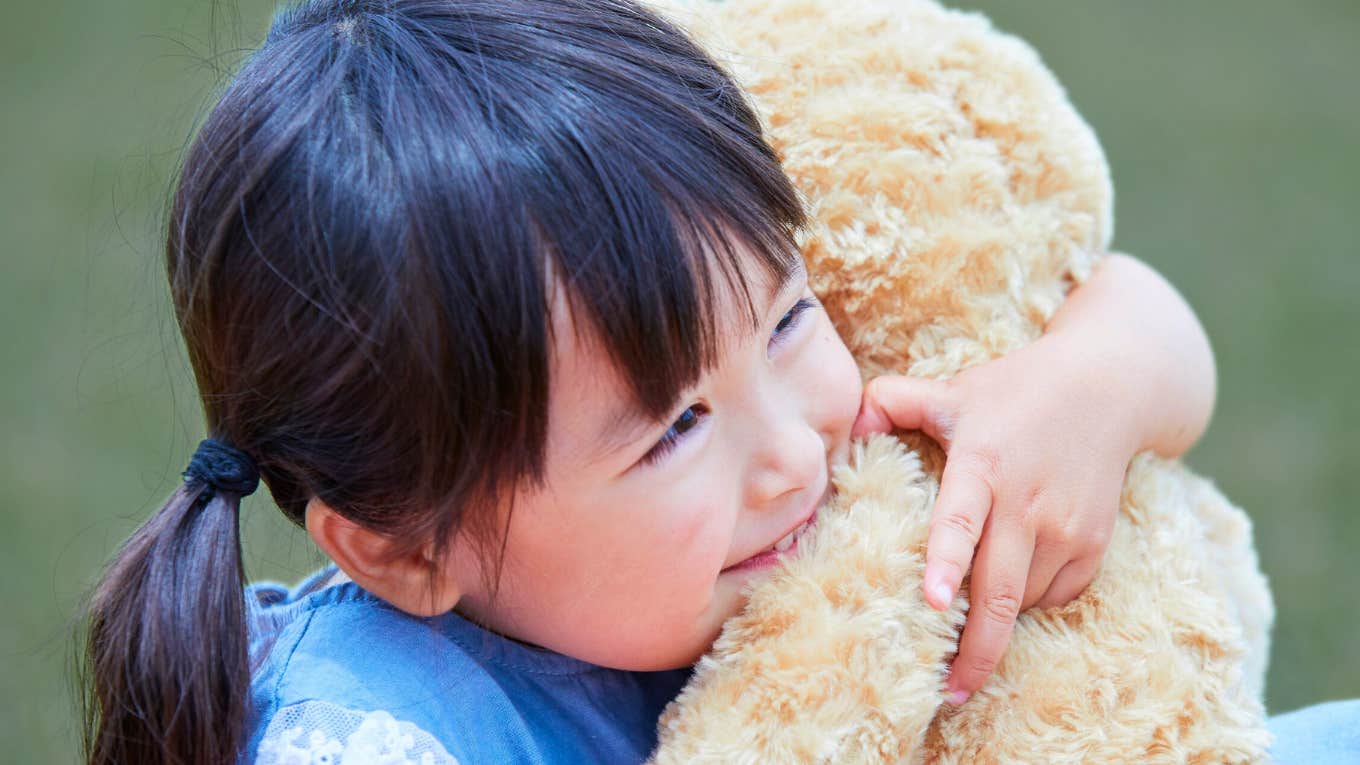 Kid learns lessons on love.