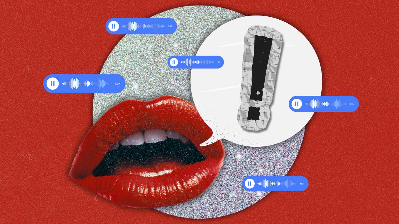 sending voice note selfish