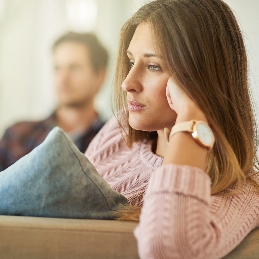 woman with karmic debt from a past life as she finds herself in a situation that forces introspection