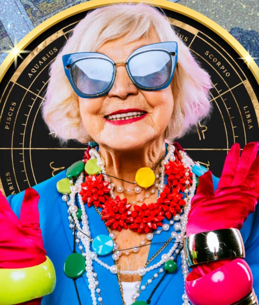 Older woman who is a rare starseed human loves astrology 