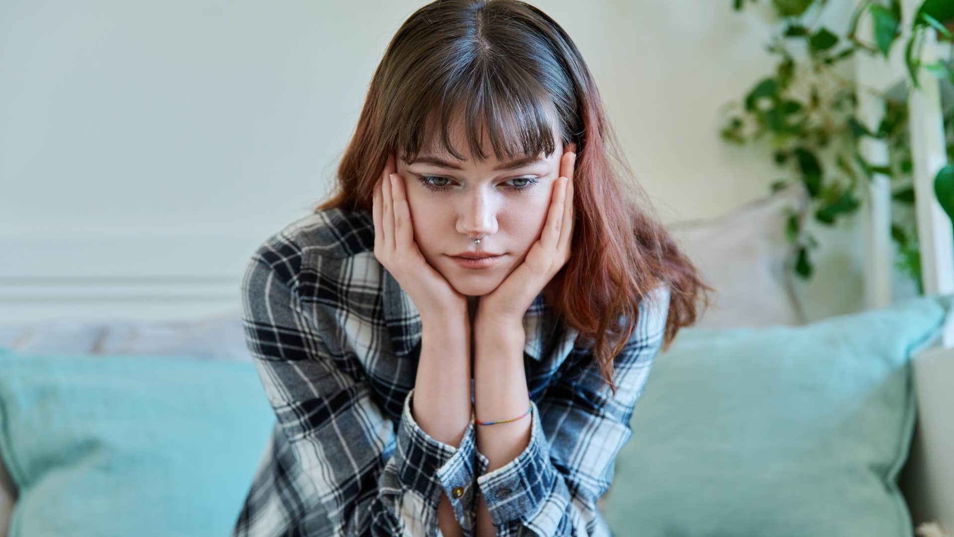 woman who is being spiritually manipulated by her church as she becomes a minion