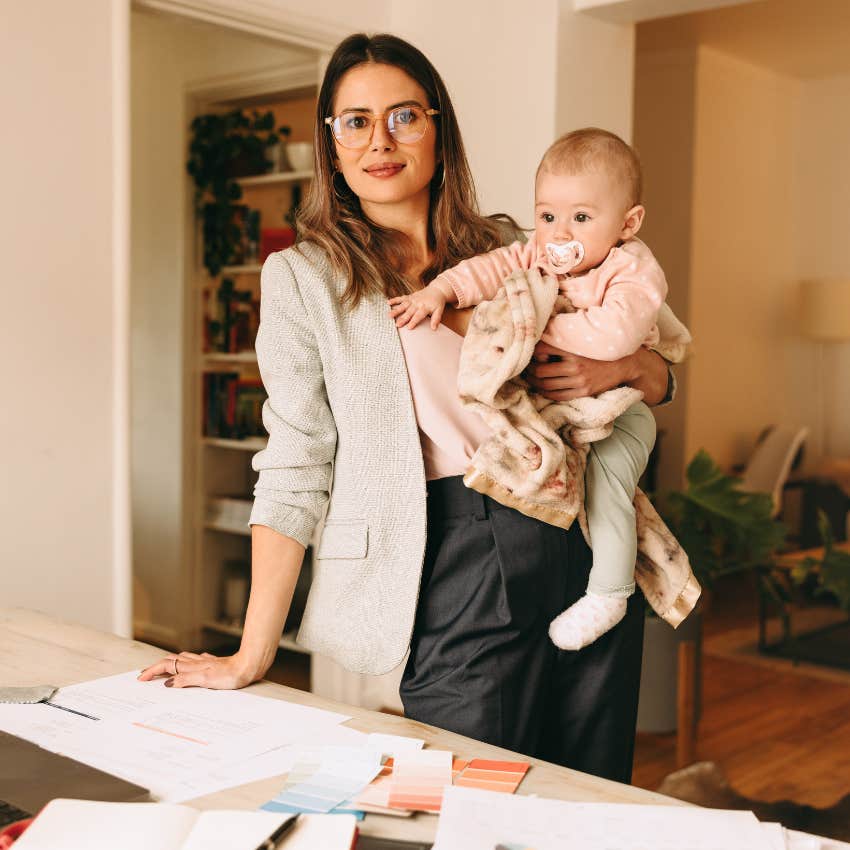 mom who makes peace with doing enough by educating herself about the benefits of working