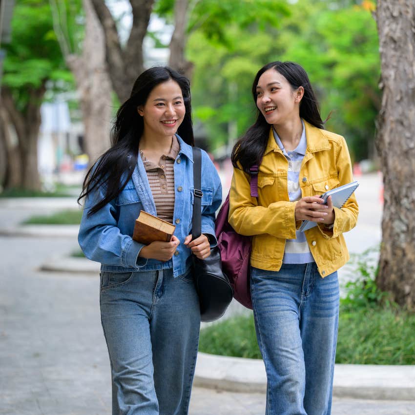 woman who is naturally pleasant as she rescues storyteller from sinking