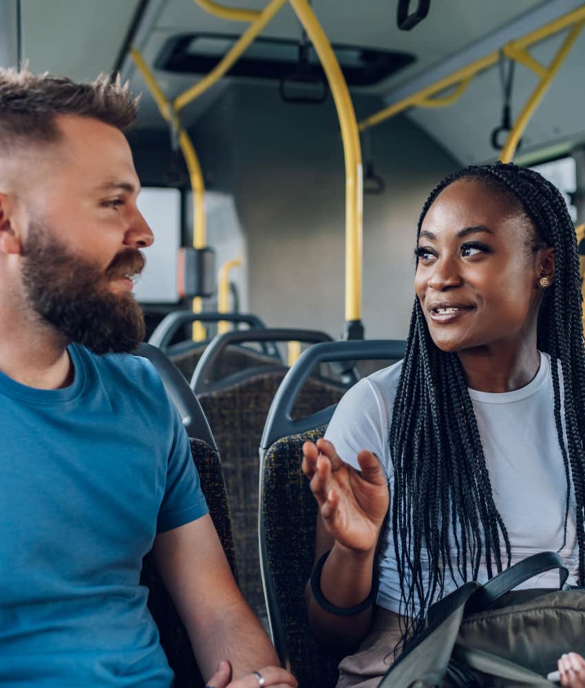 Strangers chat with no fear