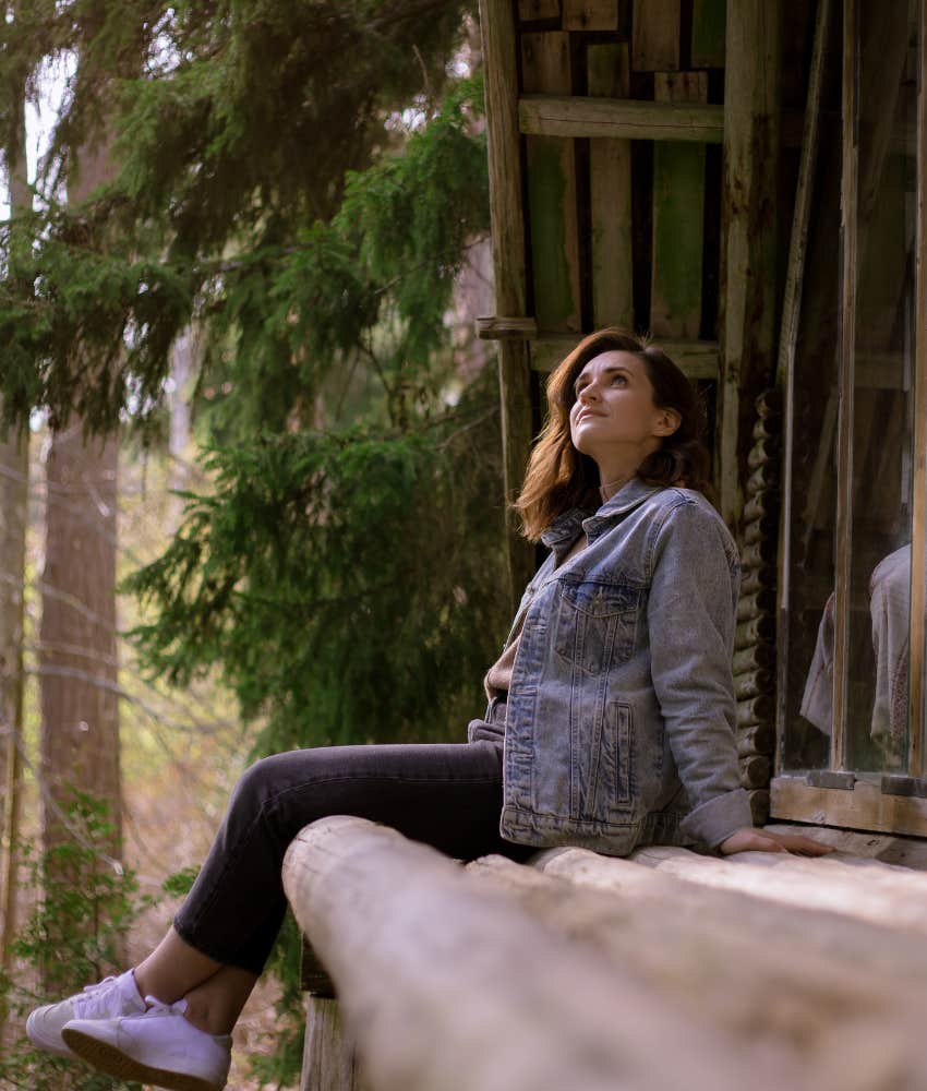 Person stays present by owning their story