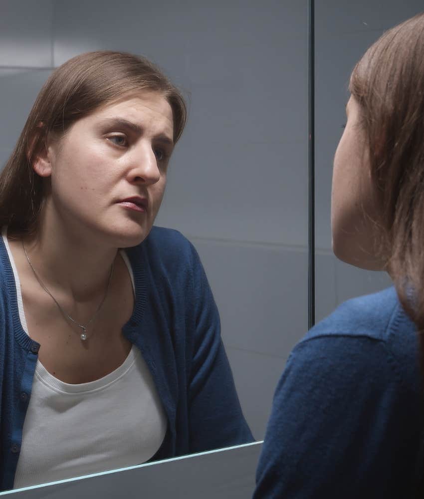 Person tries to distinguish emotions they are processing