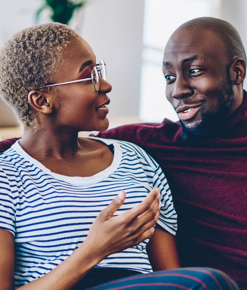 Husband and wife are naturally greateful because they know how to talk about issues