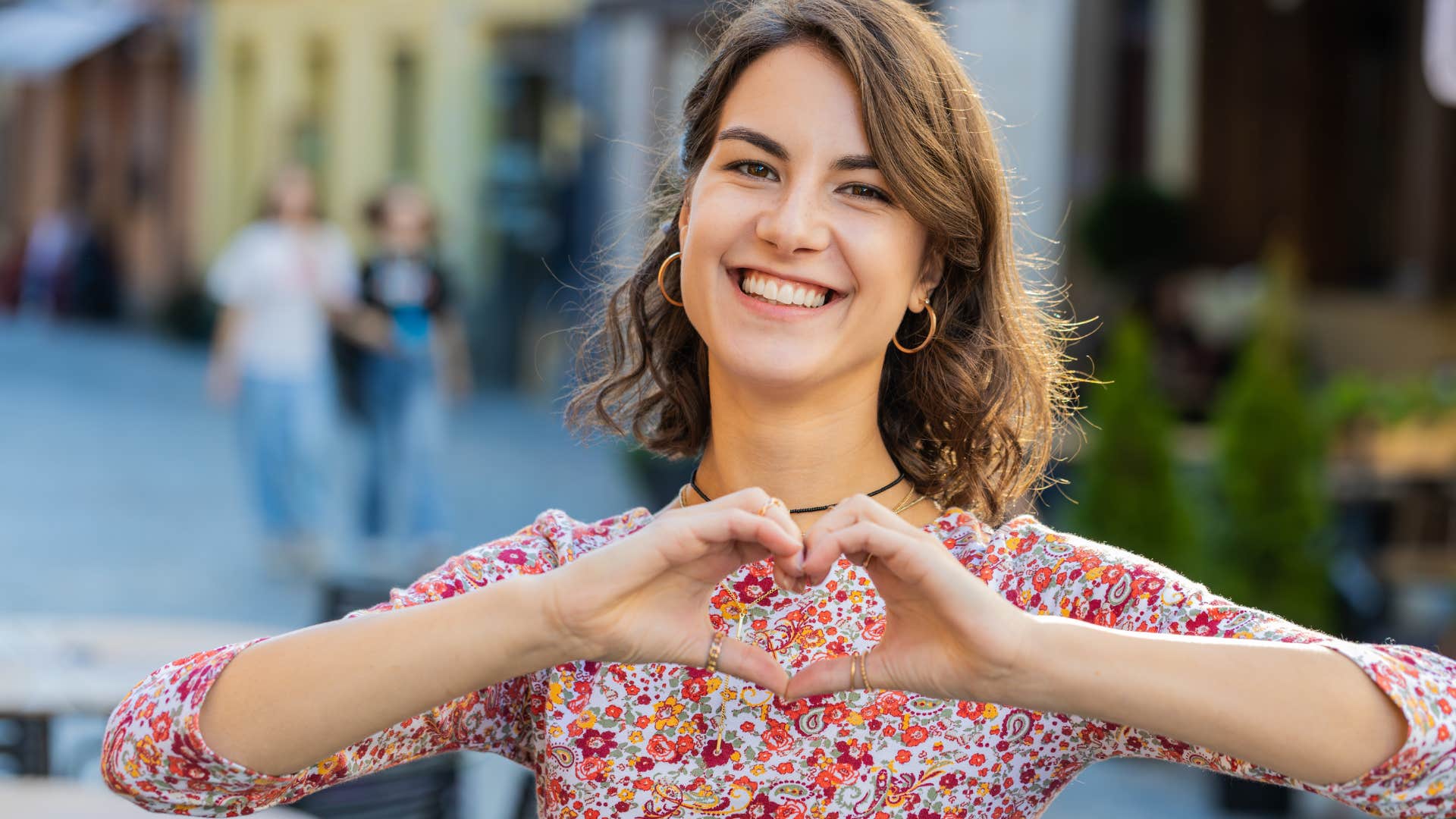 woman who is genuinely satisfied with her life as she finds her gratitude