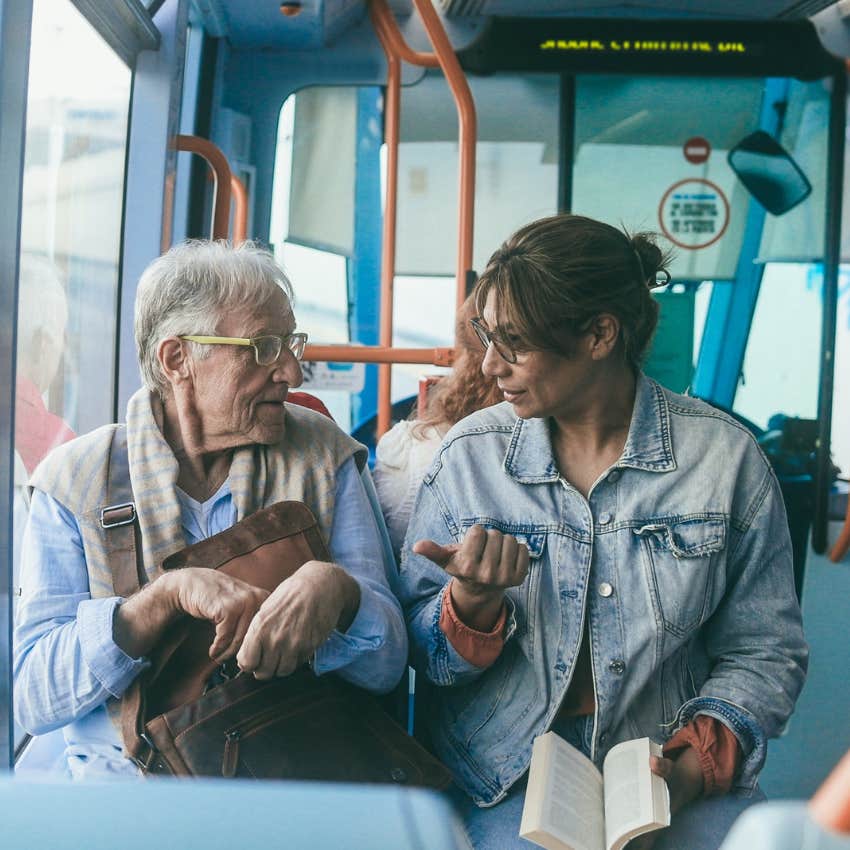 woman who leaves a lasting impression by asking about things no one else asks about