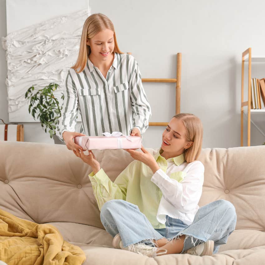 woman who has a natural pure heart with her generosity