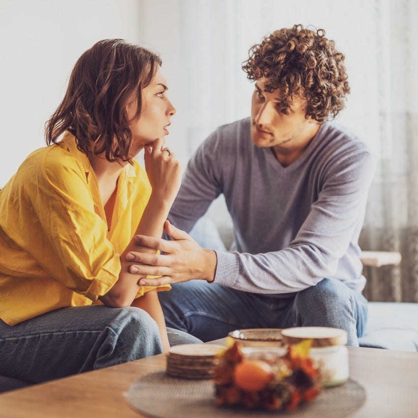 woman who inspires deep emotional attachment in man by being vulnerable