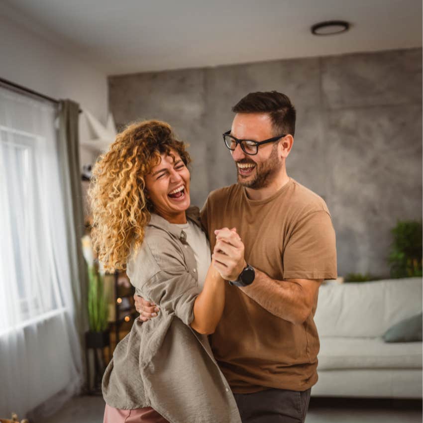 woman who makes husband much happier by being fun