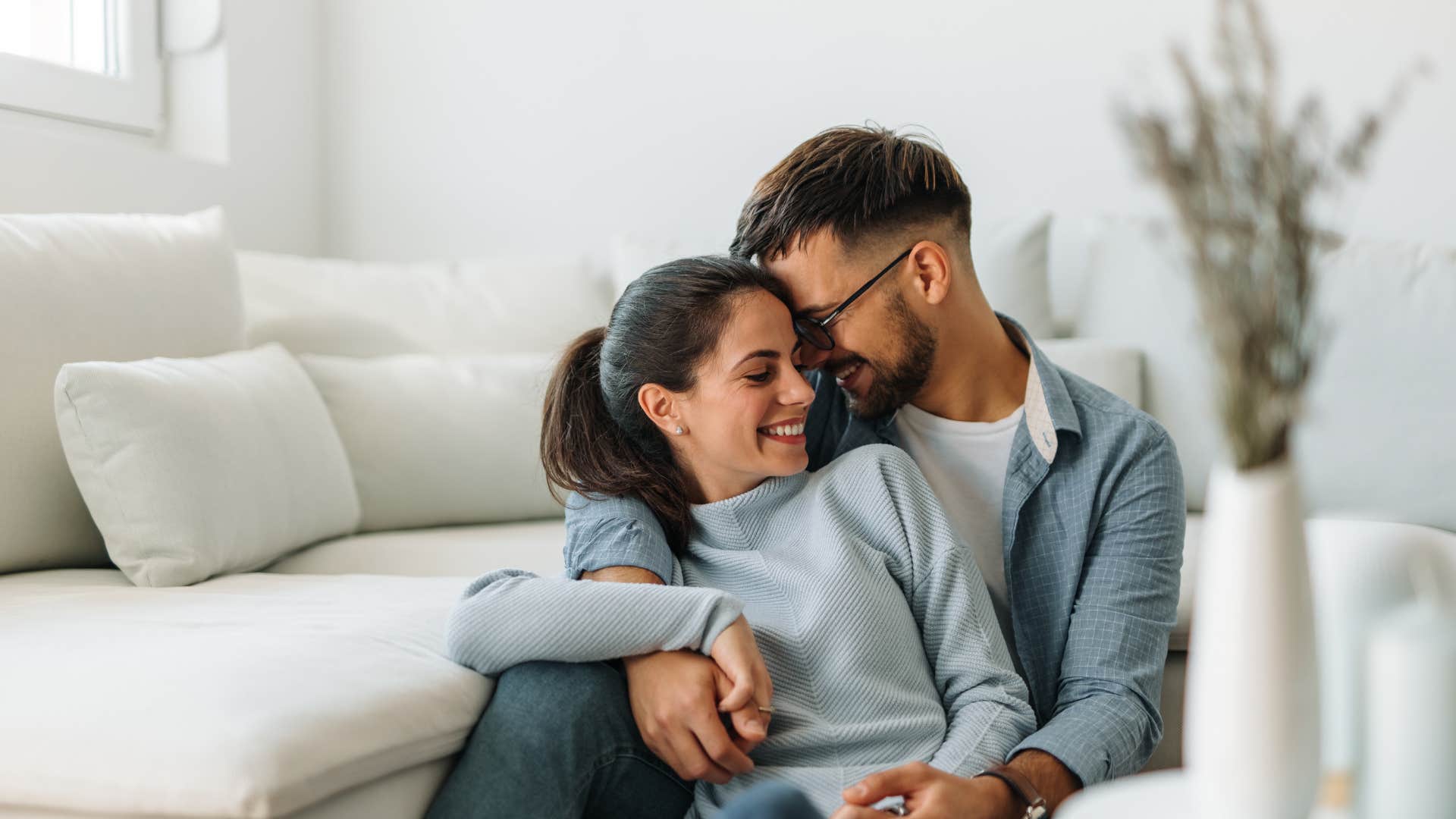 man who wants to be a better partner by showing and telling