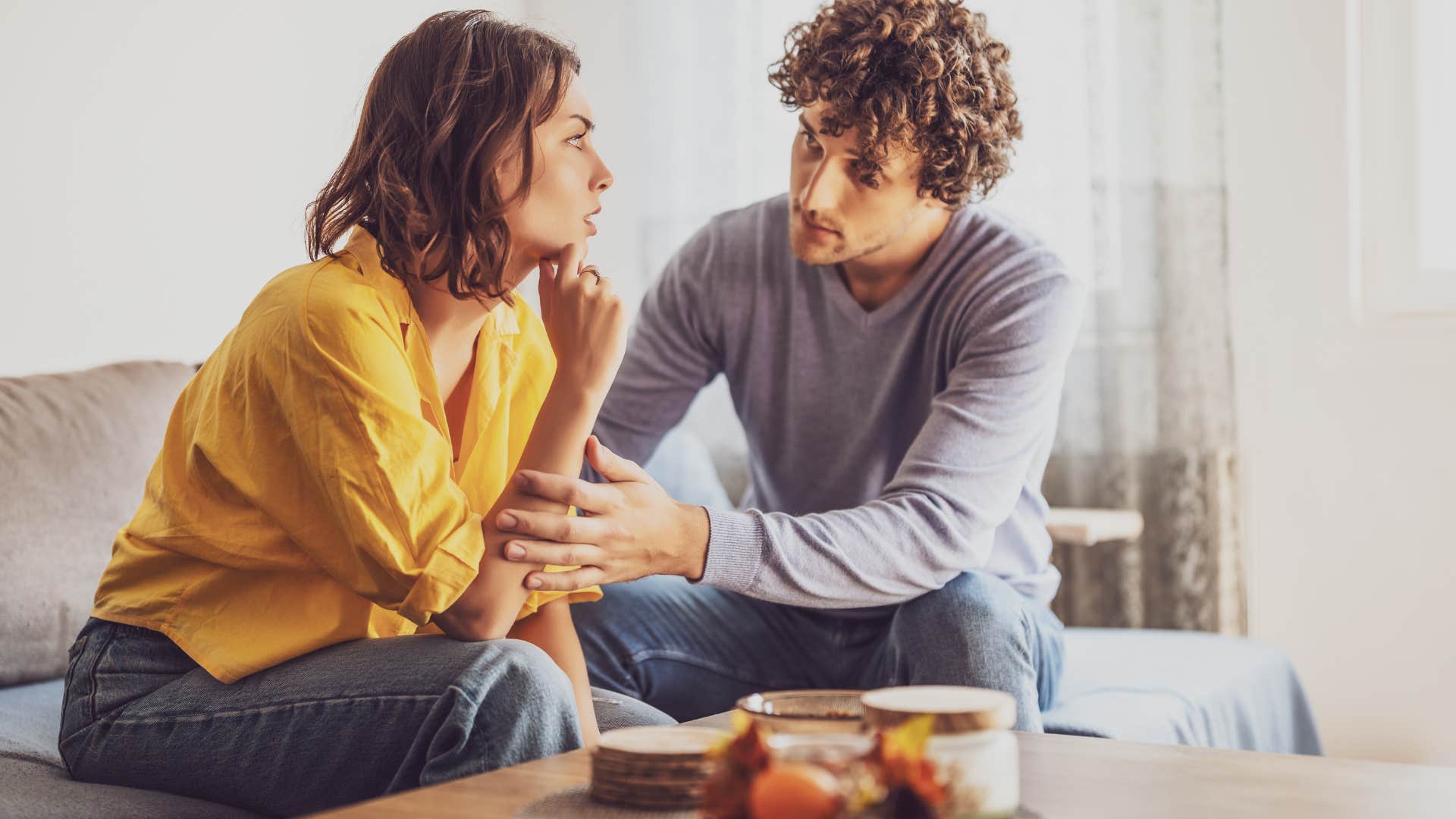 woman who won't accept man's apology due to limited options