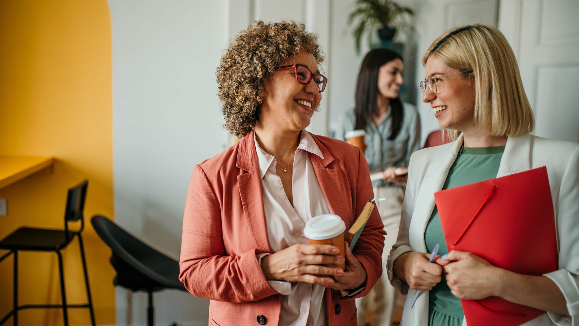 woman who has an edge at work as she is enthusiastic