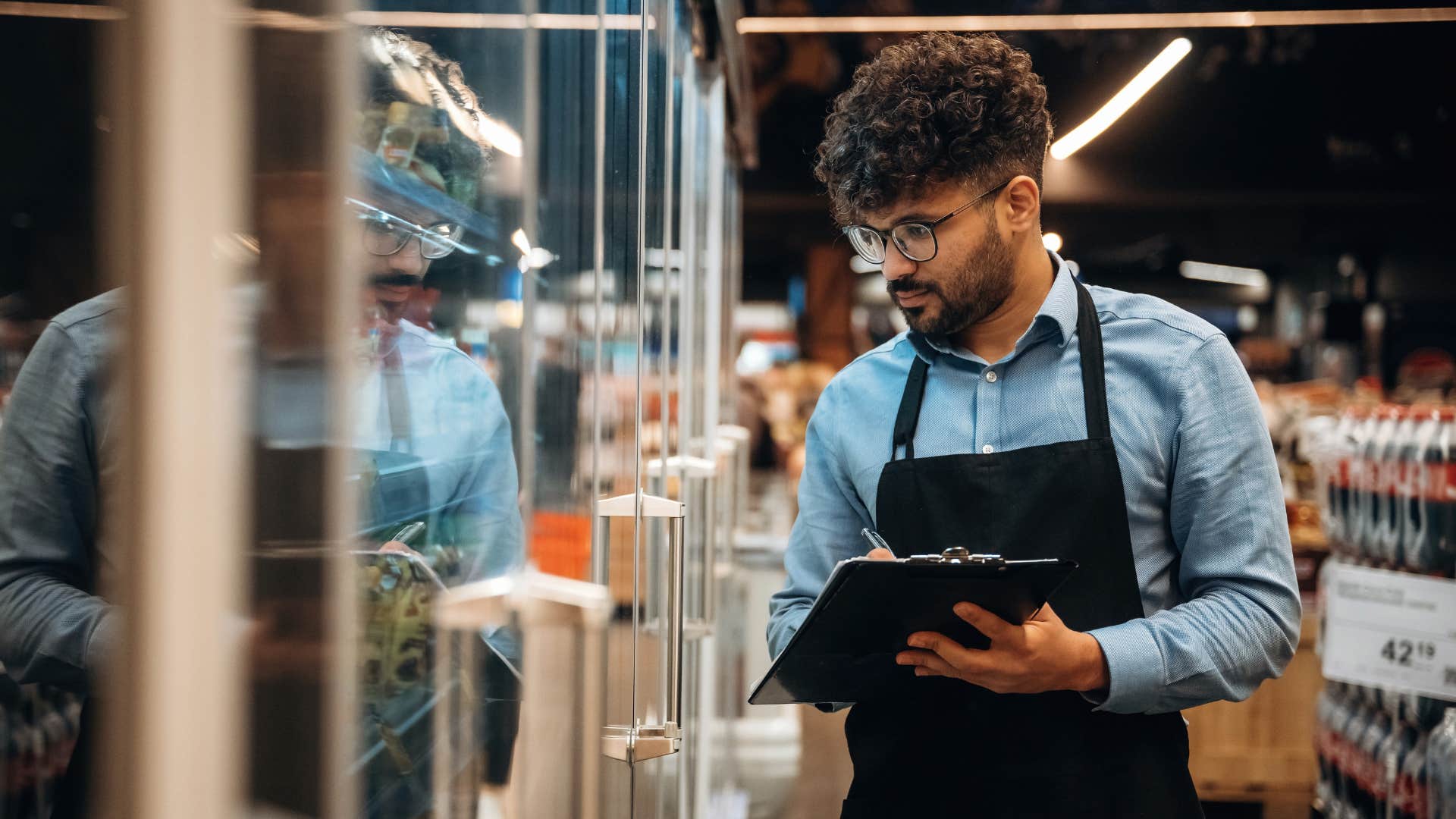 man who always has an edge at work as he masters the mundane