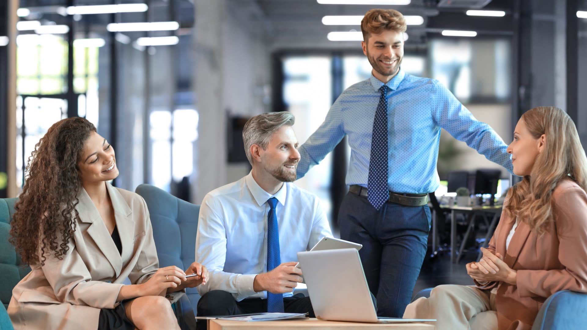 man whose company respects his life outside of work with his collaboration