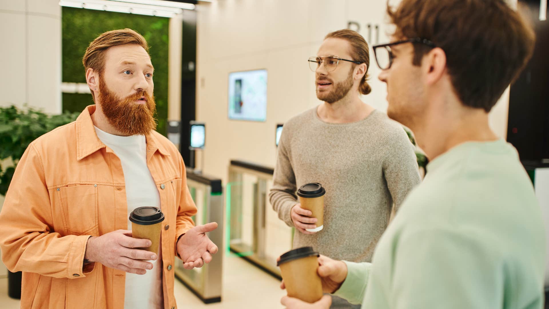 man whose company respects his life outside of work with his work relationships