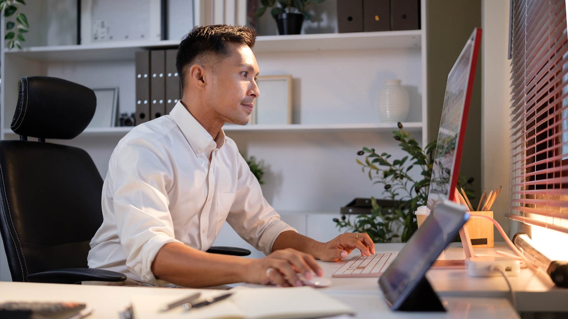 man whose company respects his life out of work with his stress and anxiety levels