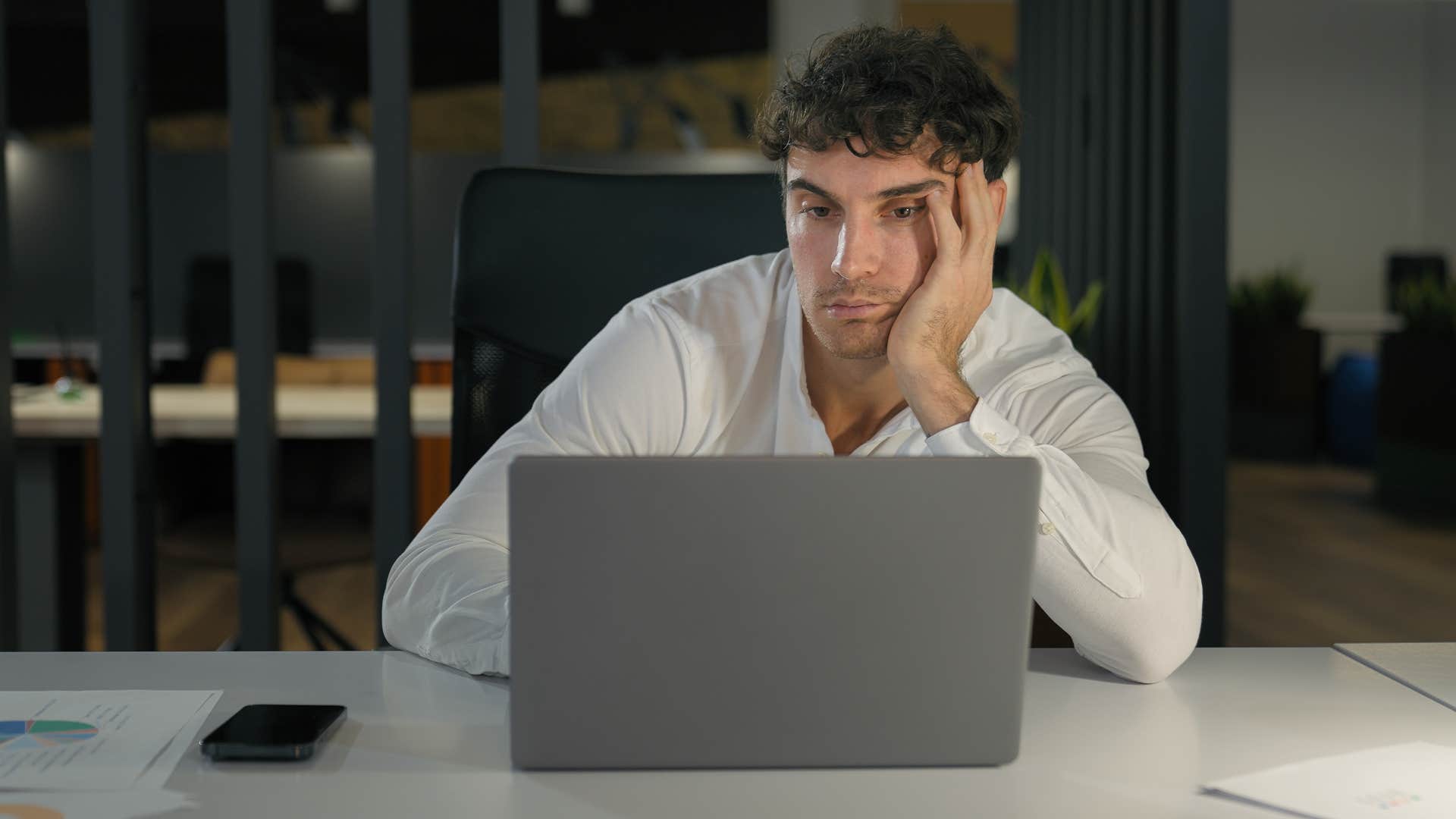 man feeling exhausted from holding everything together