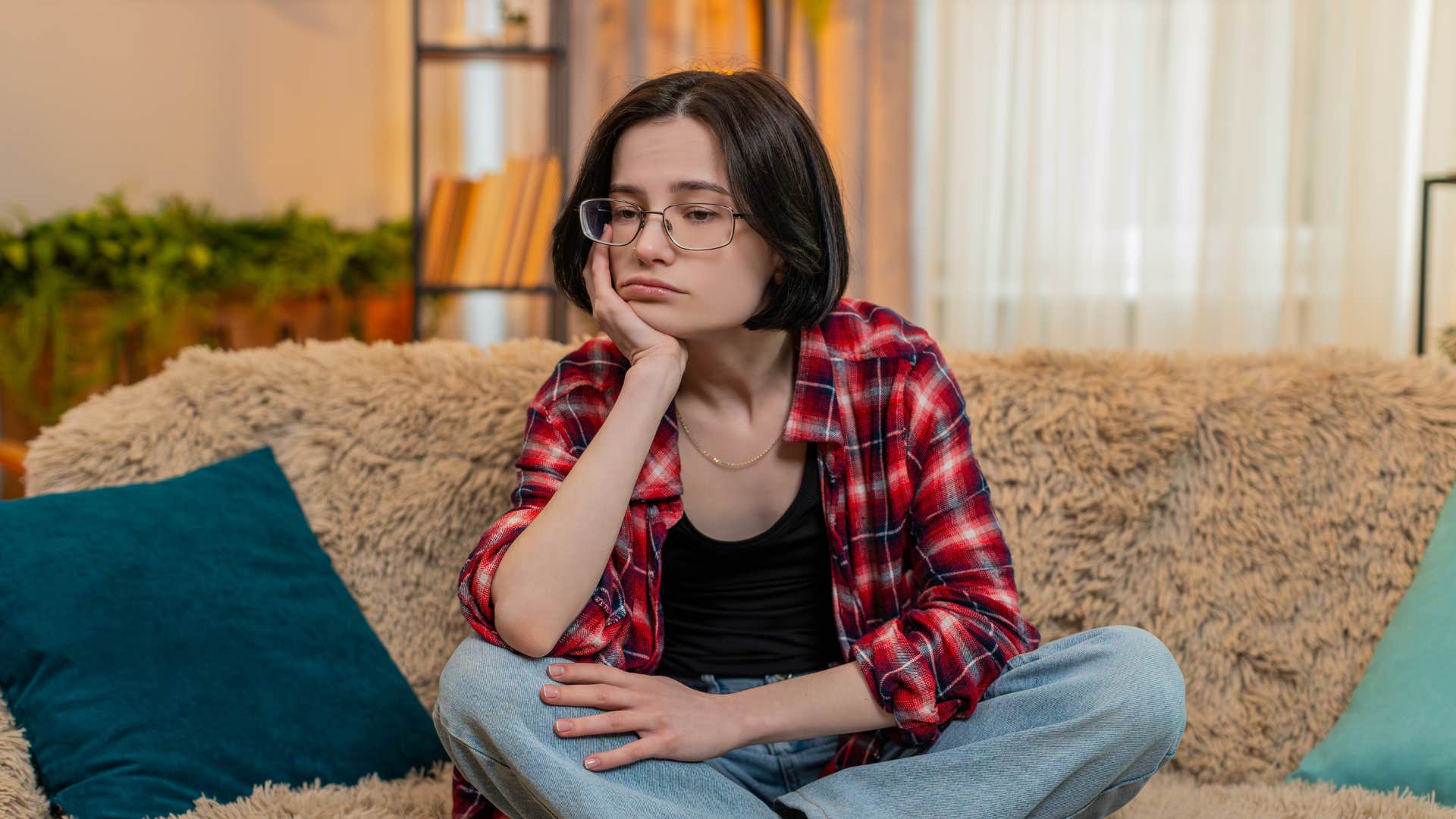 young woman scared she's wasting her life