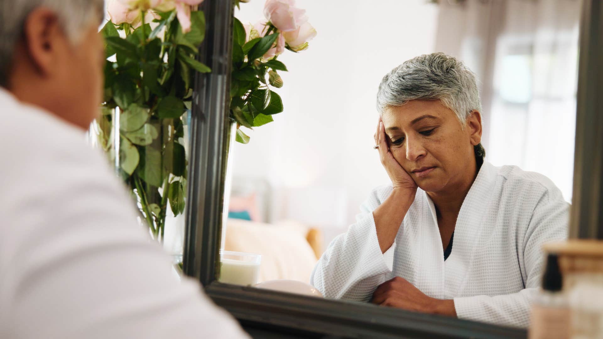 sad woman managing her grief
