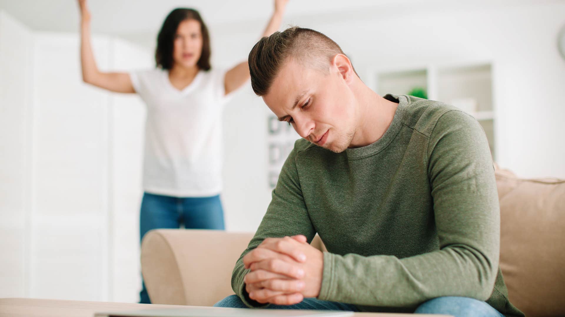 subtle disappointments that slowly push a man away criticizing his every move