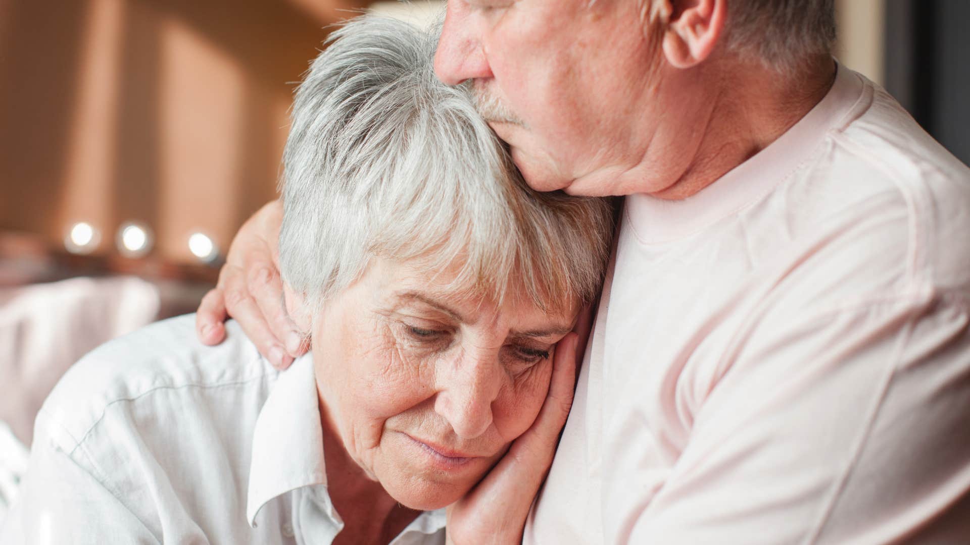 woman who feels emotionally held and safe with her husband