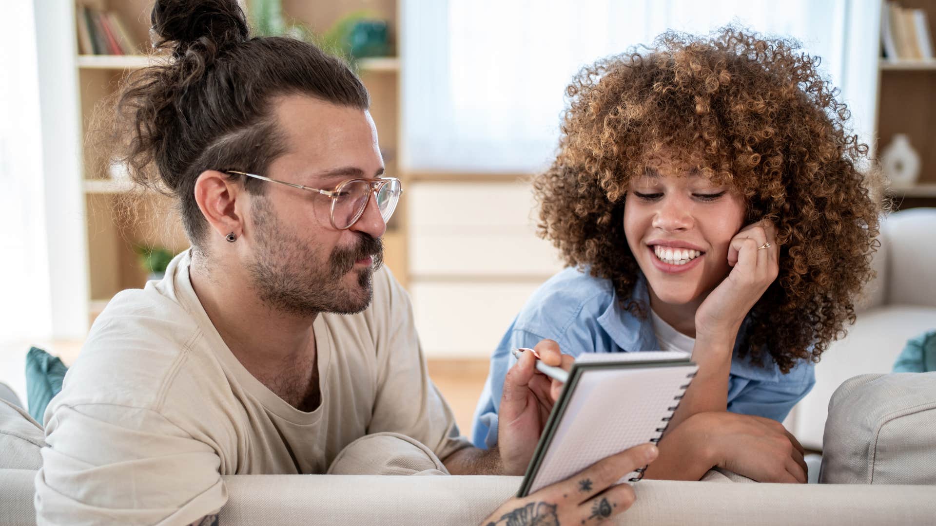 couple who feels safe and authentic around one another