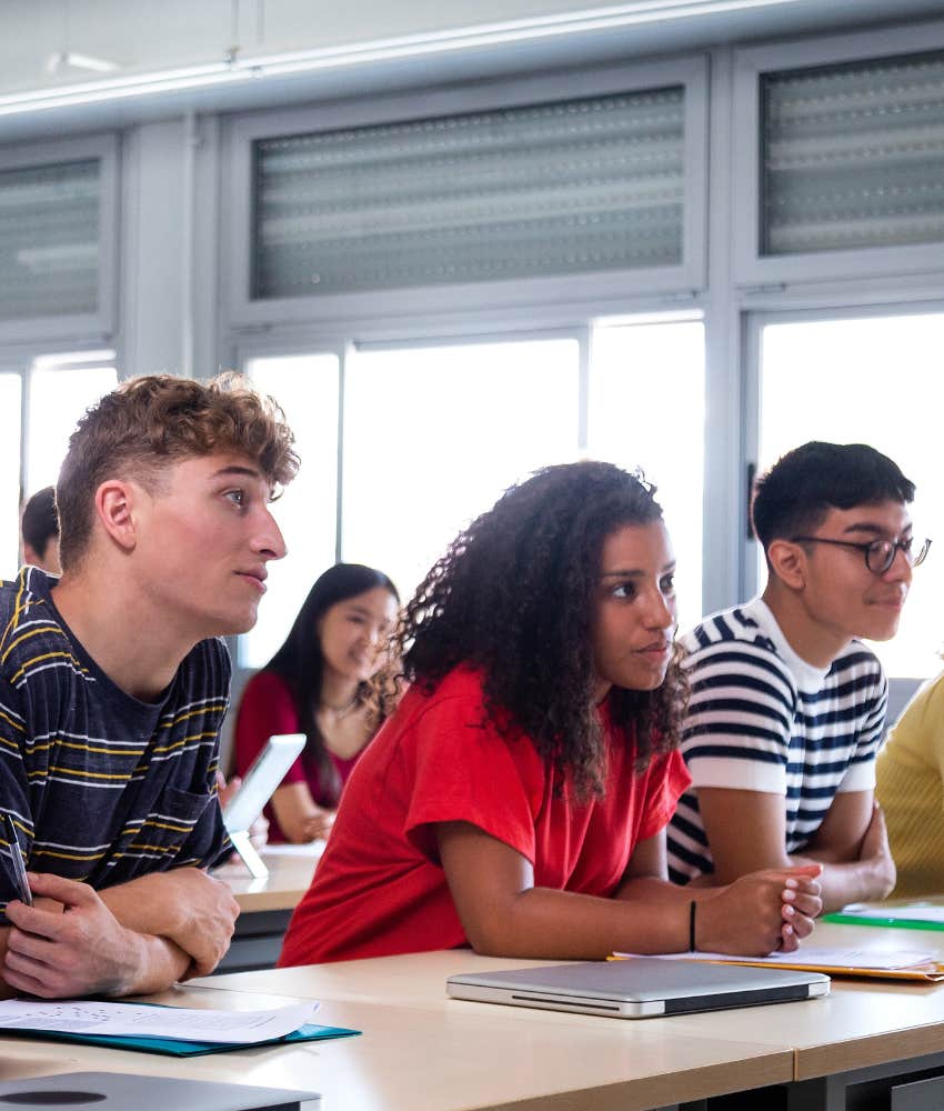 teacher gives students independence and affirmation that they are being heard
