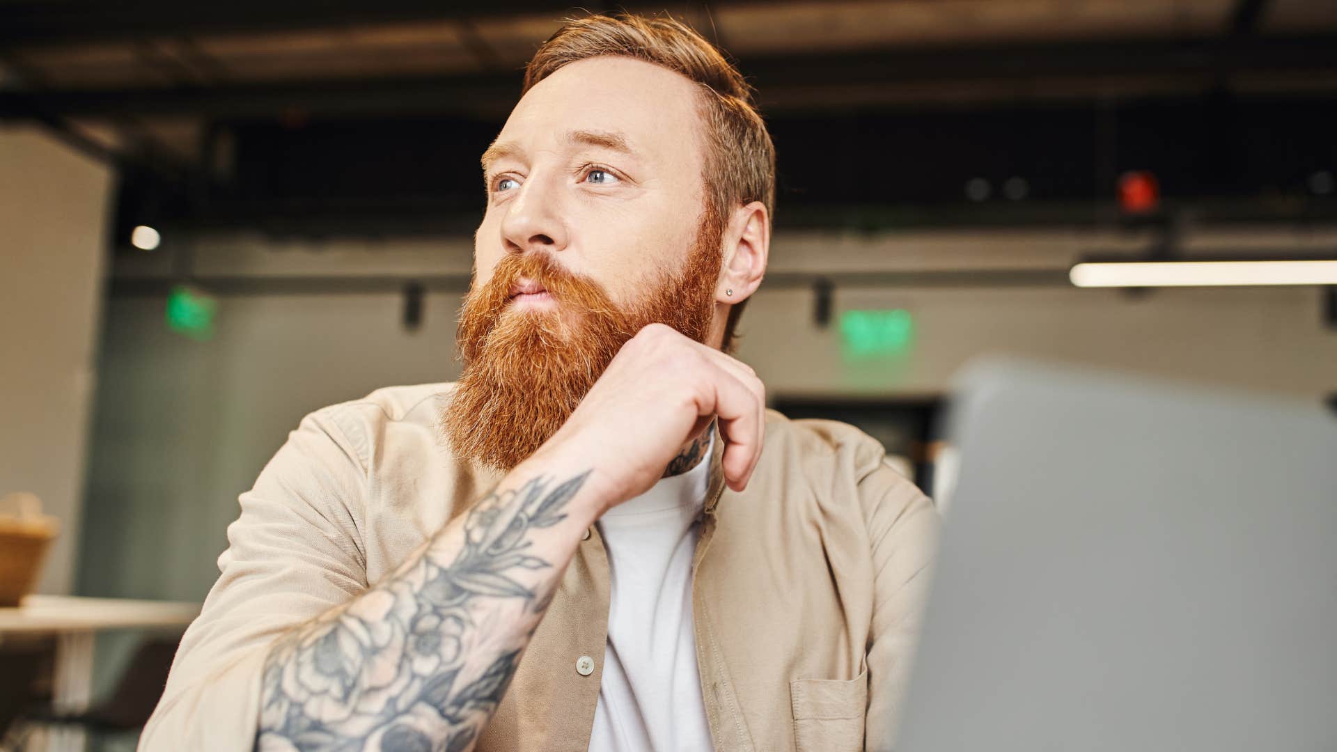 man who has certain moments that feel familiar as a glitch in reality