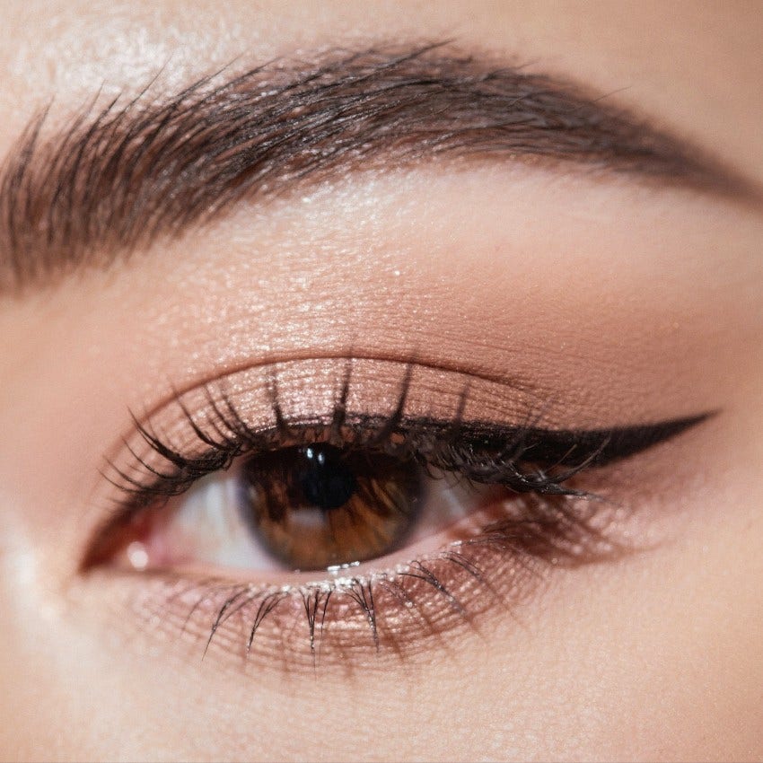 woman with the one real eye color we all share