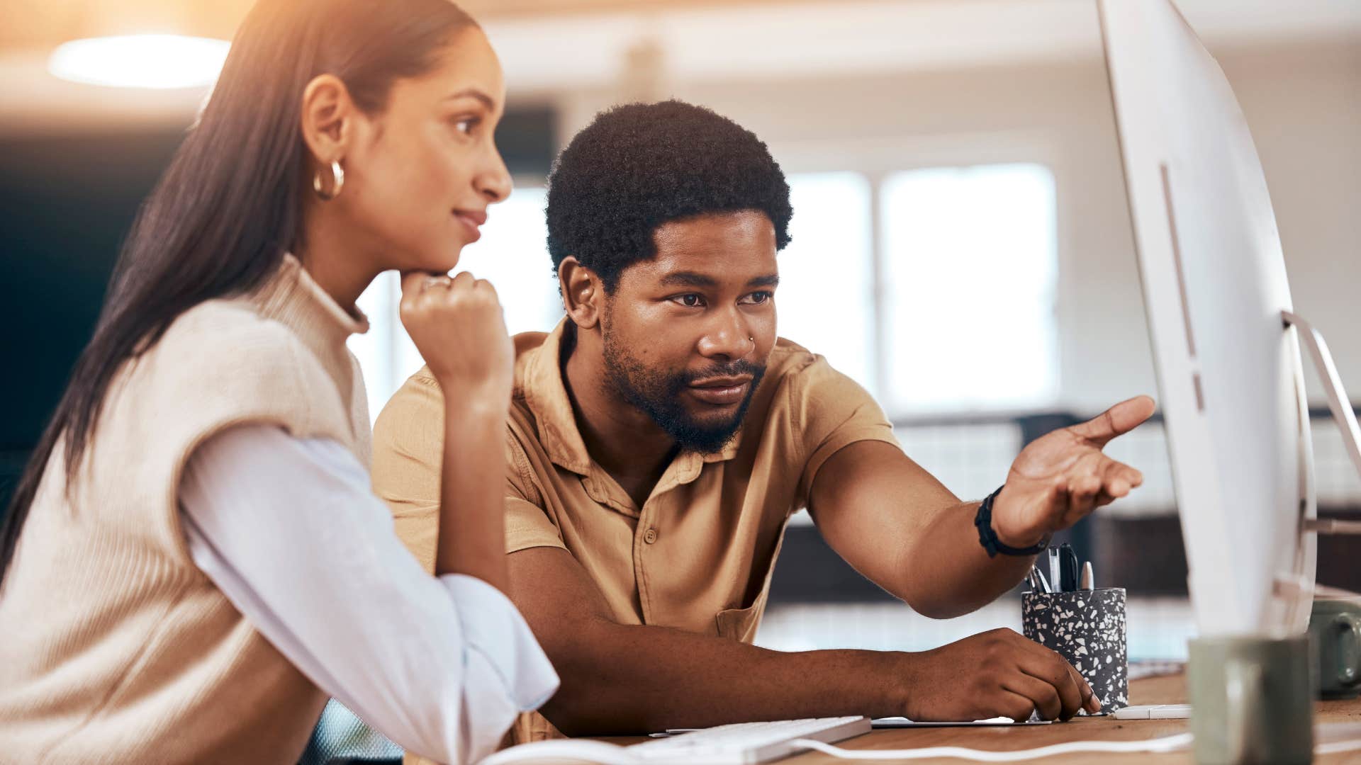 woman asking for help as it helps her become a happy person again