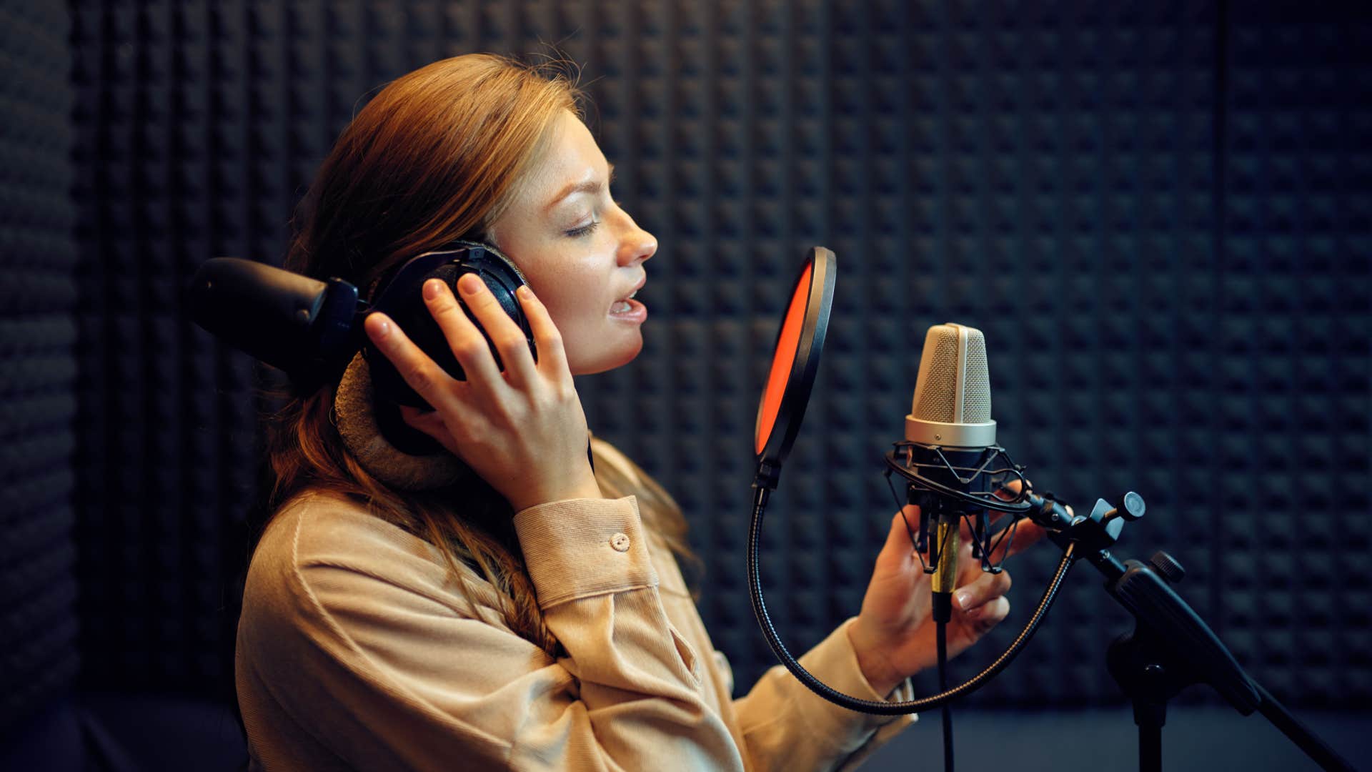 singer leading with their emotions