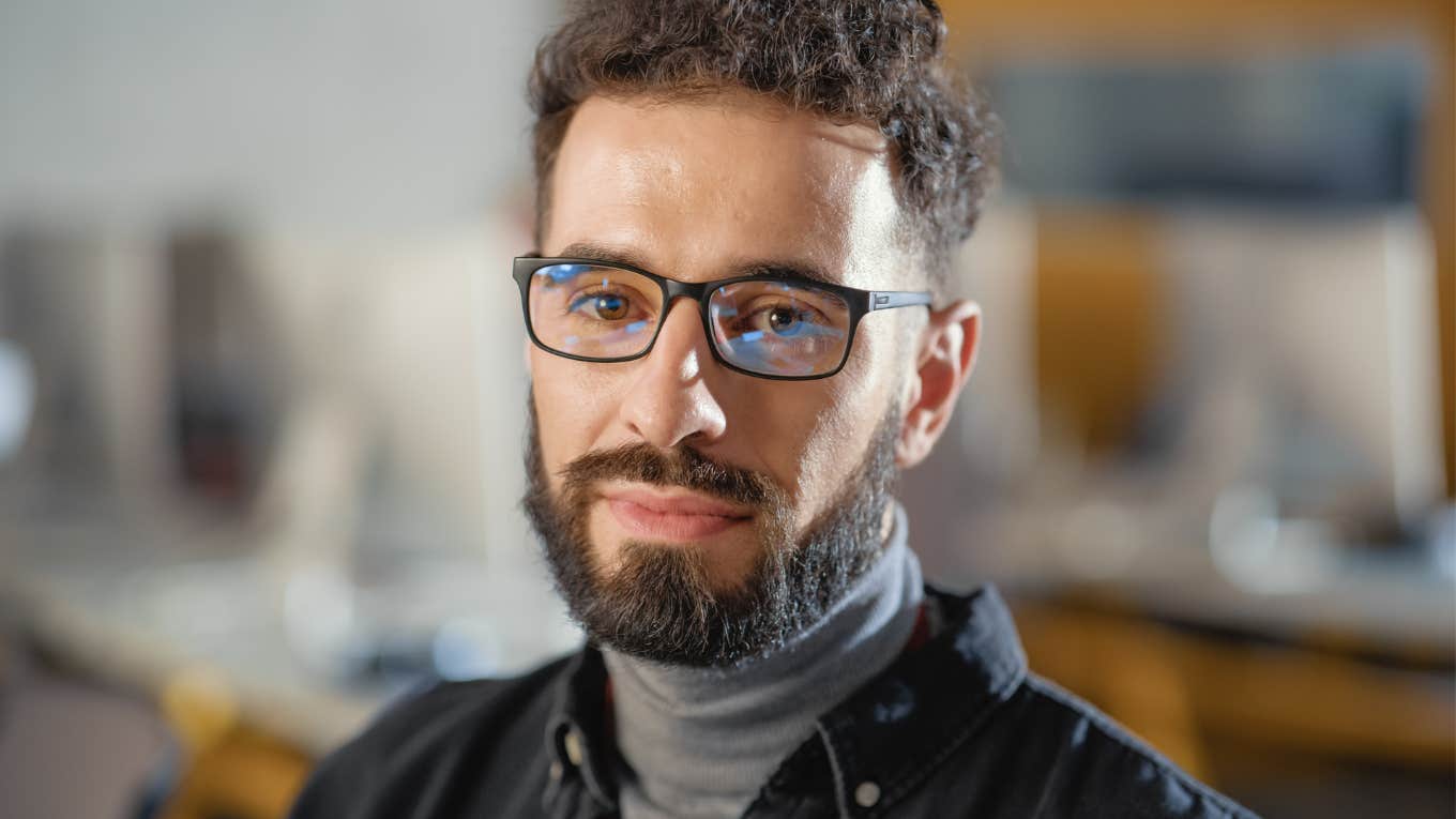 serious man thinking about his relationship