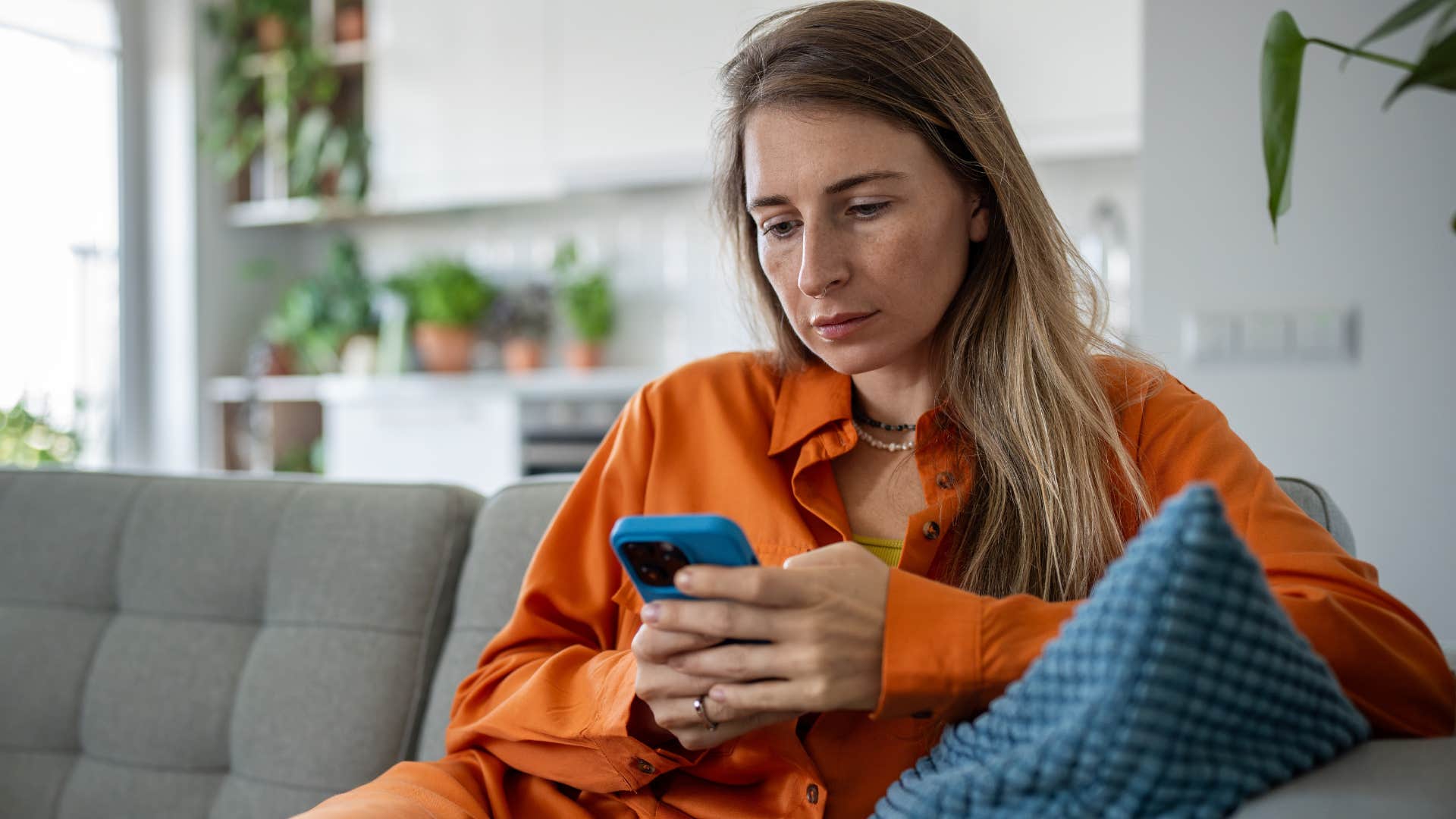 Woman stalking people they're jealous of online.
