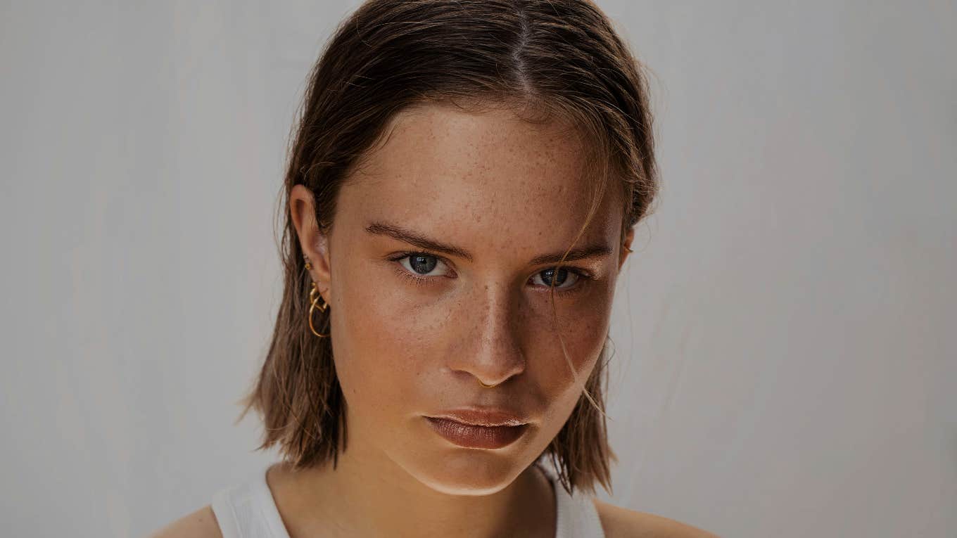 woman going work wet hair