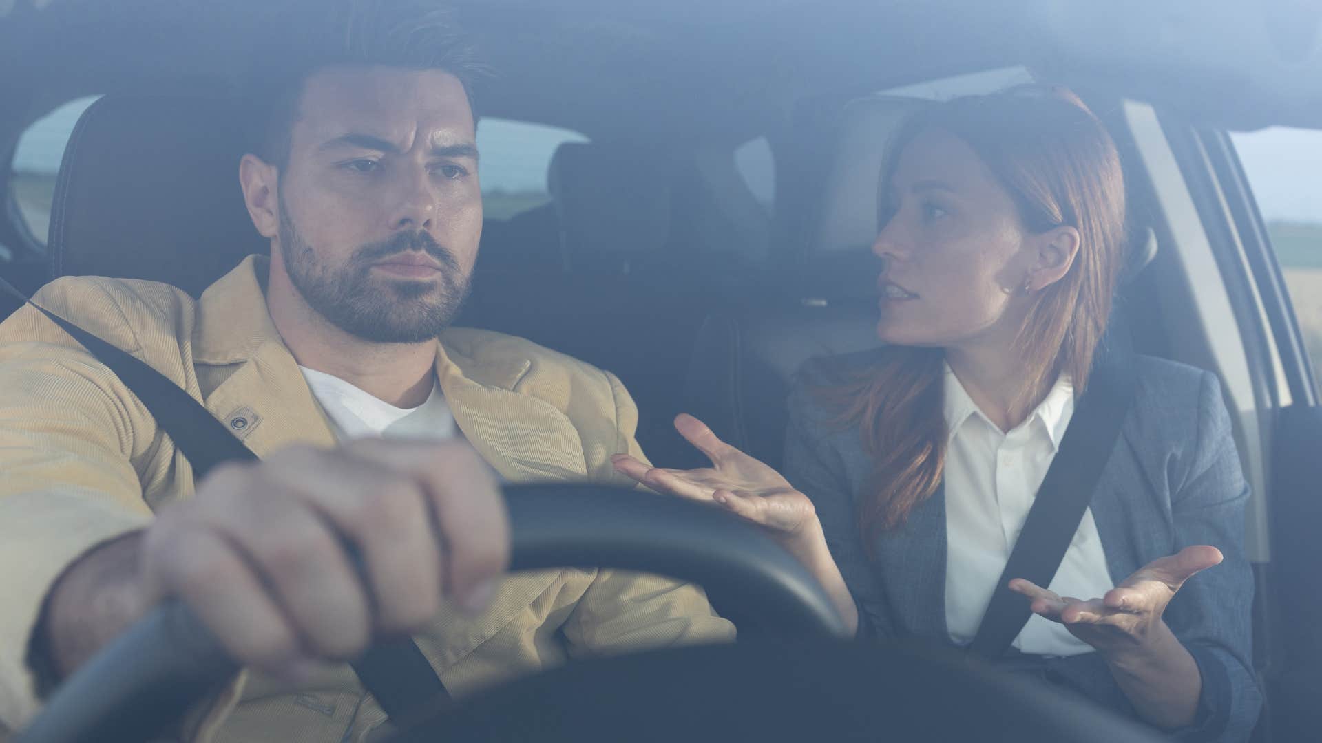 couple arguing after man forgot the little things