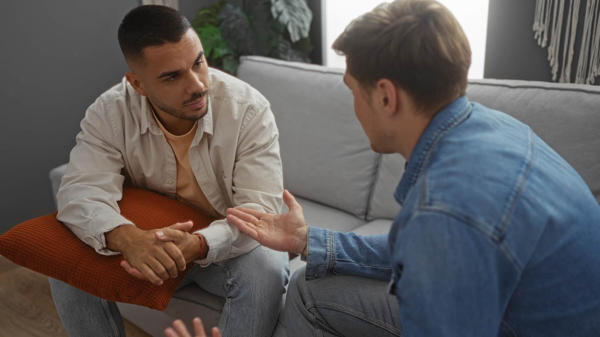 man who's stopped talking about his relationship with a friend