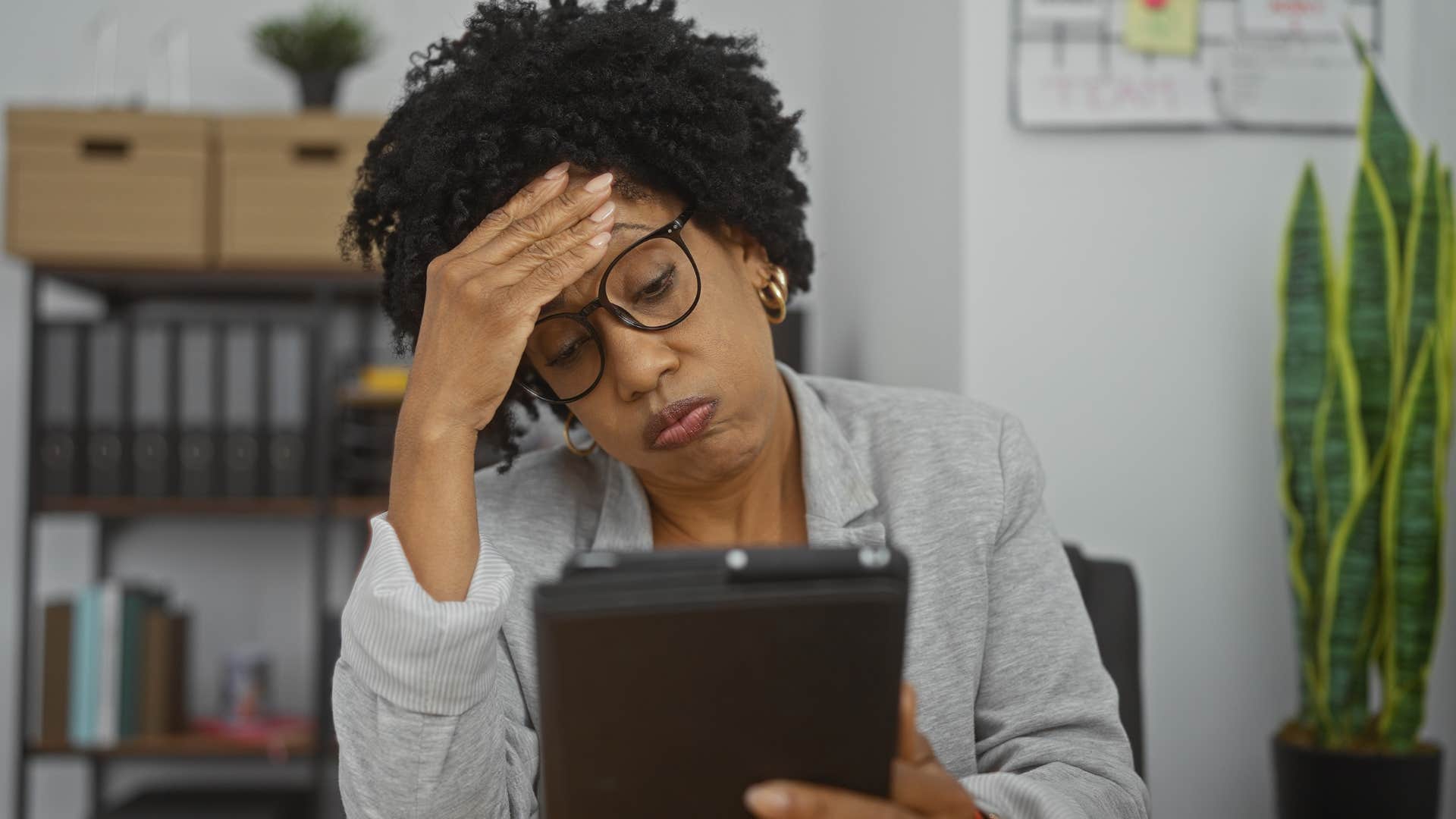 isolated woman who's stopped reaching out