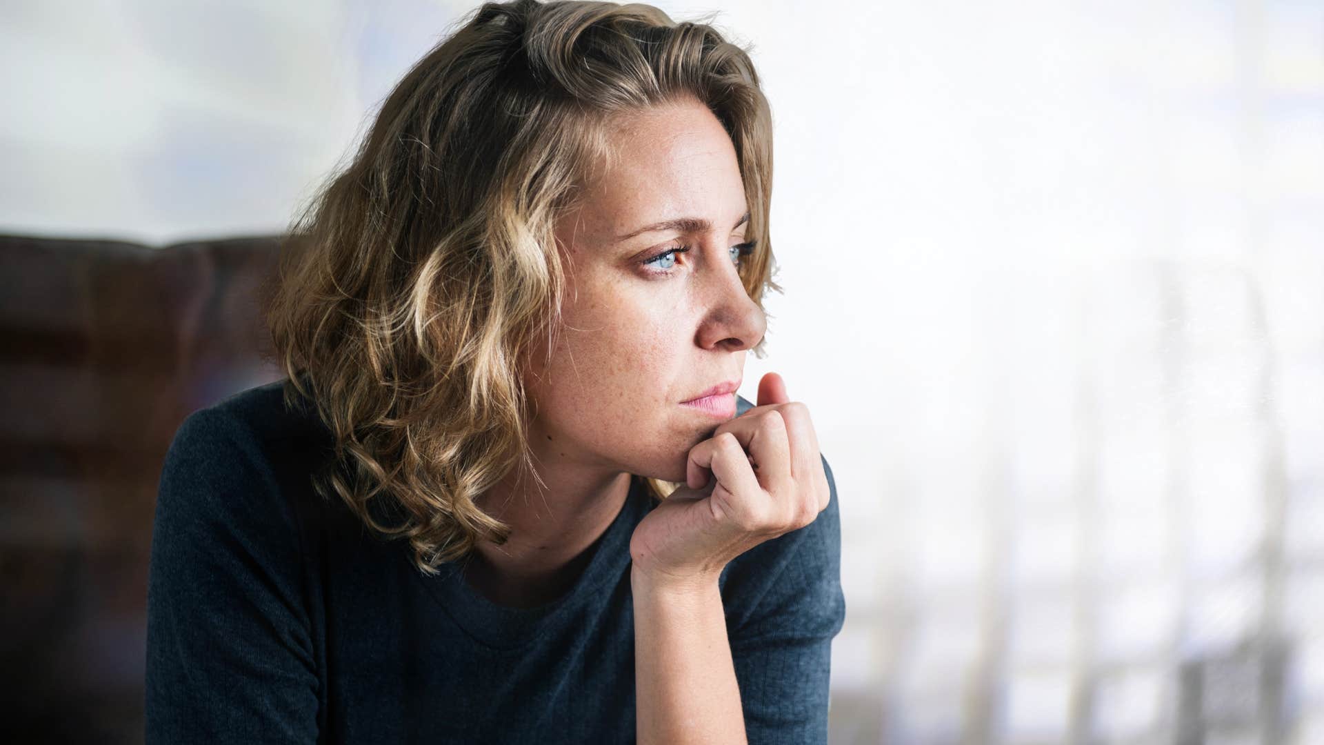 sad woman who stopped making plans