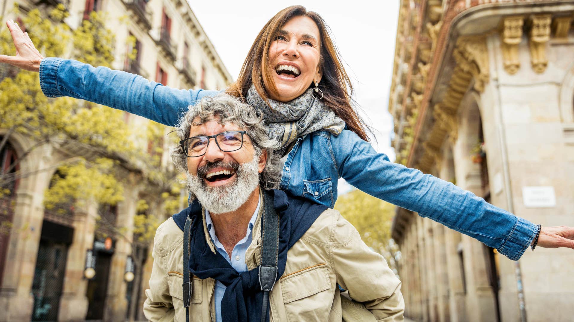 woman smiling with her husband choosing him in small moments