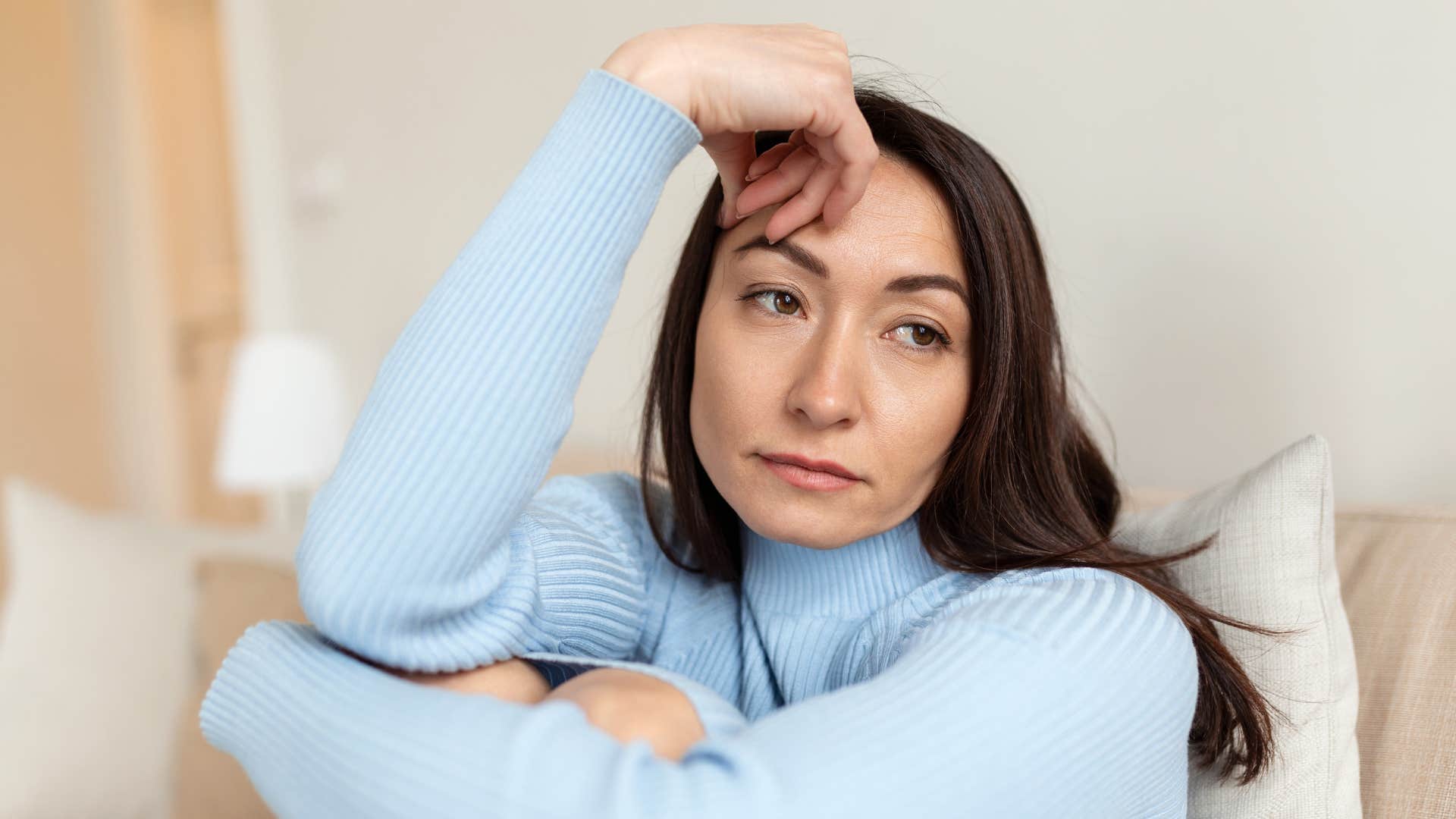 intelligent woman upset she was treated poorly