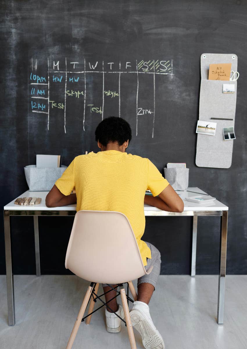 young man facing academic pressure