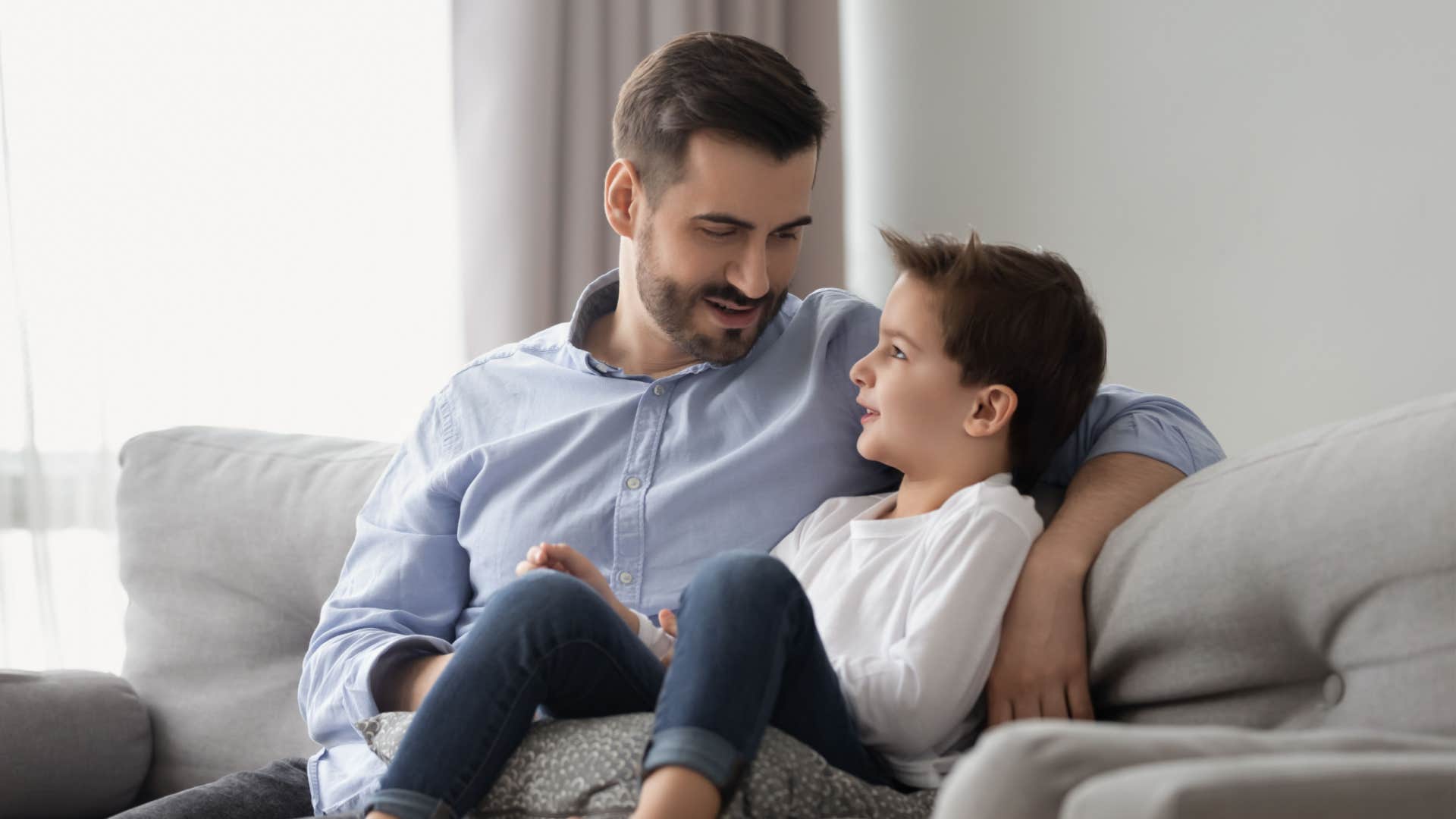 father telling his son its okay to start over