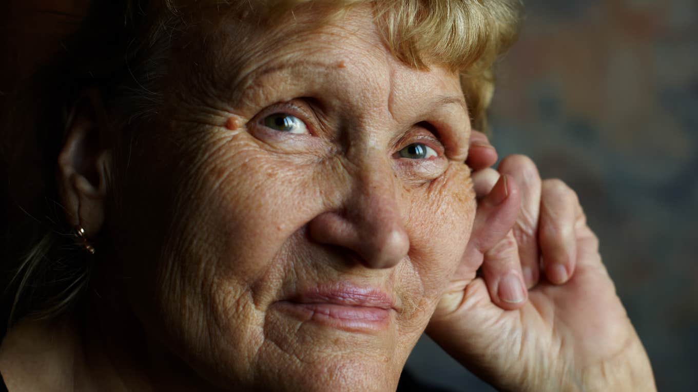 Woman has a purposeful life.