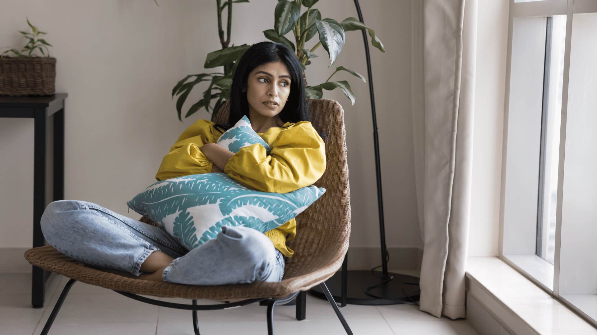 woman raised by tense nervous mom who keeps a highly organized personal space