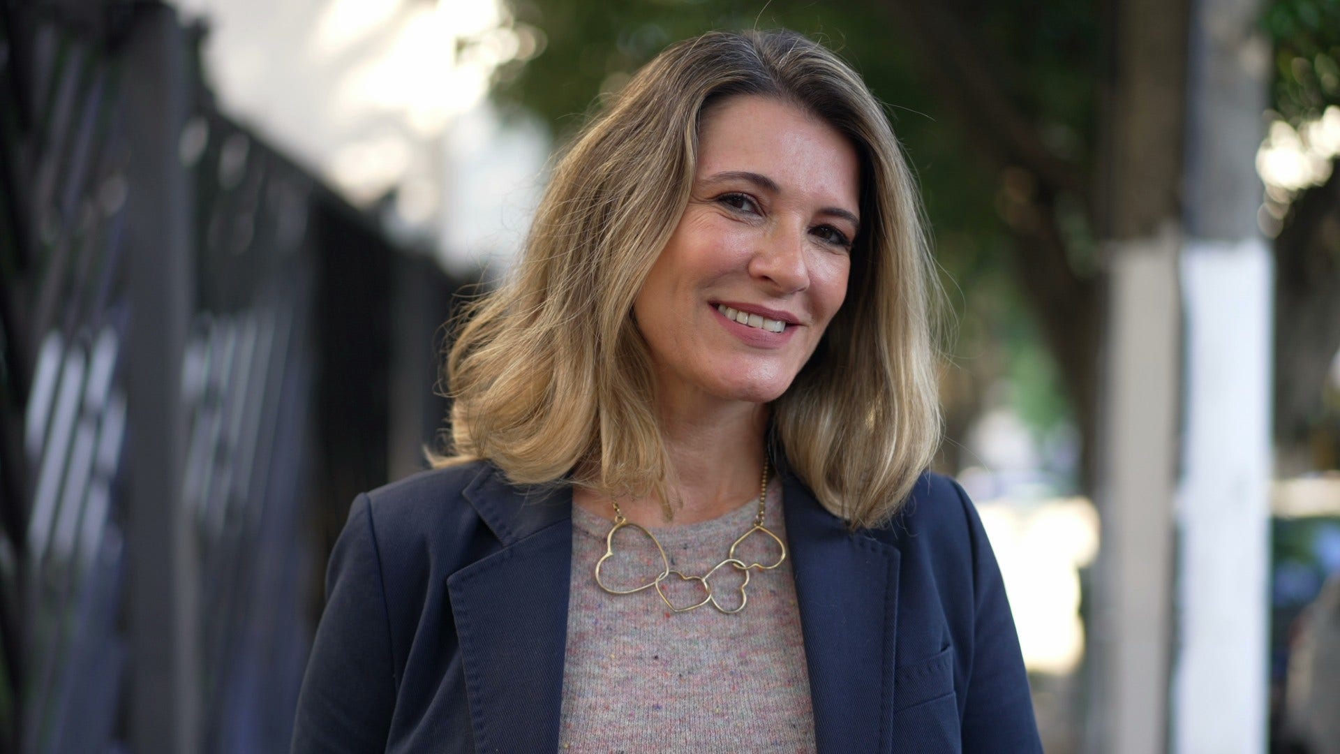 woman who is happy because she recognizes how awesome she is