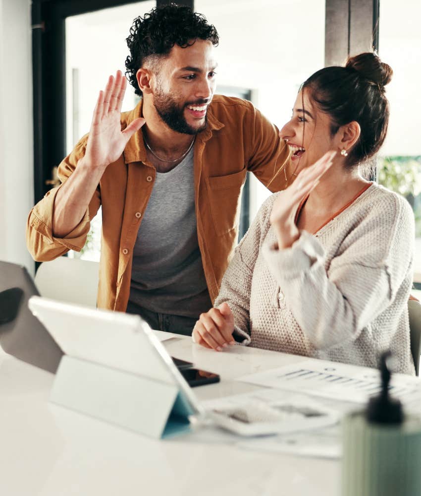 Compatible couple make budget