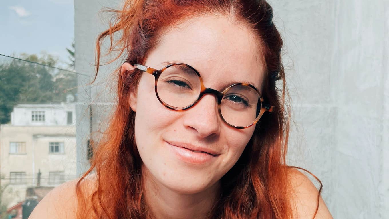 Woman asks someone out and gets a yes.